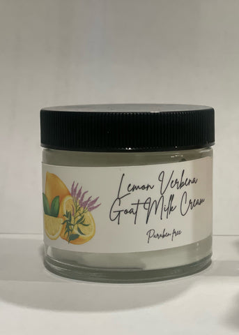 New Goat Milk Body and Hand Cream w/ Lemon Verbena 2 oz