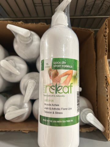 Personal Care-16oz Pain Releaf Gel-Quick Dry Sport Formula