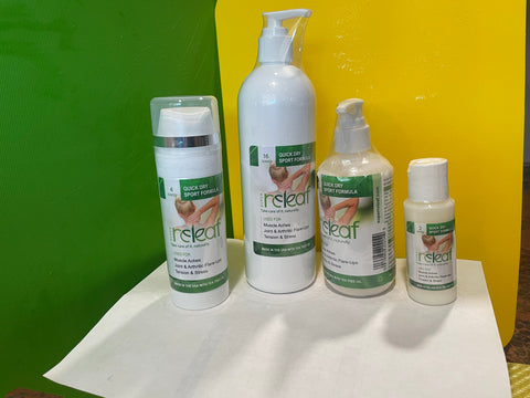 $$$ February Special 1 2oz, 1 4oz, 1 8oz, and 1 16oz Super ReLeaf Gel for $89.95! That is over $20 in savings!